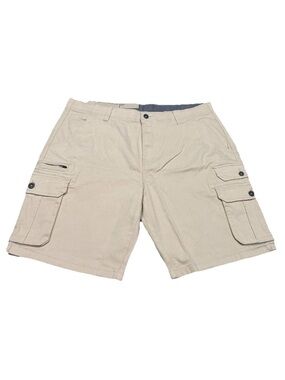 Iron Co. Men's 38W Beige Cargo Shorts - Classic Pocket Utility NWT